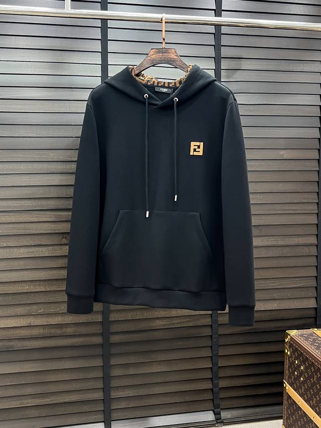 Fendi #25 Autumn/Winter Air Layer Hooded Sweatshirt Unisex Fashionable Casual Sw