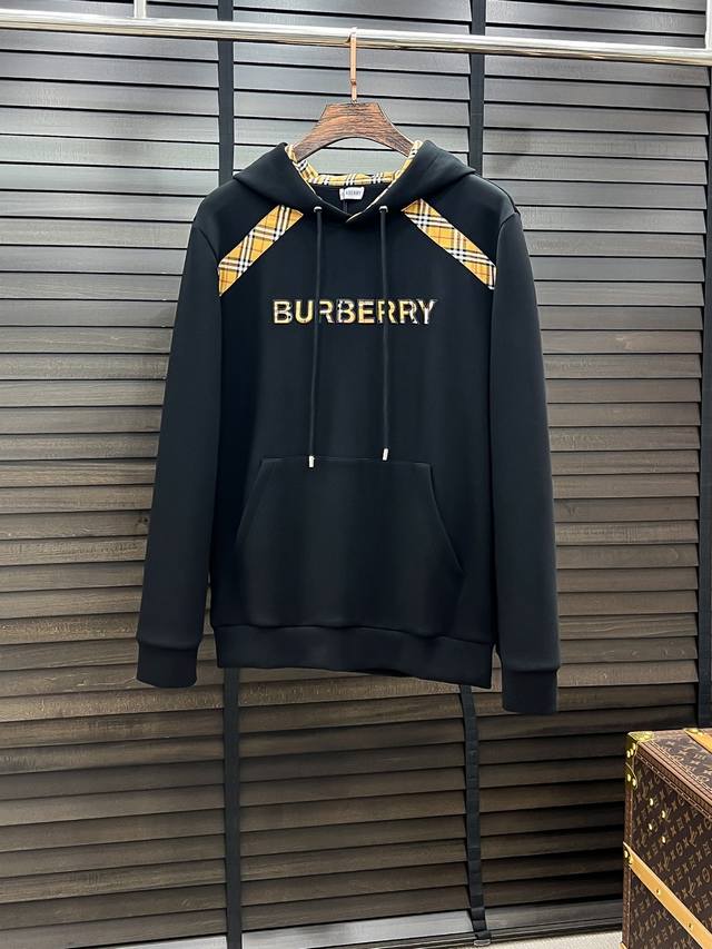 Burberry #25 Fall/Winter Air Layer Hooded Sweatshirt Unisex Fashionable Casual S