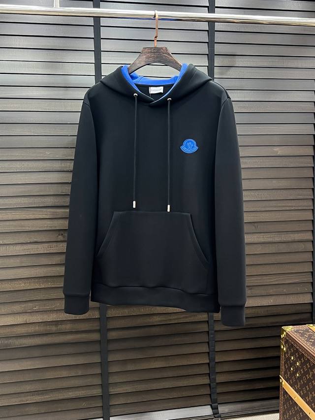 Moncler #25 Autumn/Winter Air Layer Hooded Sweatshirt Unisex Fashionable Casual