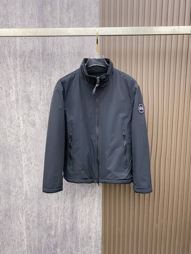 Mon*Cler 2025 Autumn/Winter New Reversible Fleece Jacket. Stand-up collar fleece