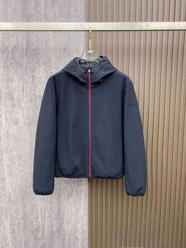 Premium Down Moncler Batisse Men's Hooded Short Down Jacket. Developed from the