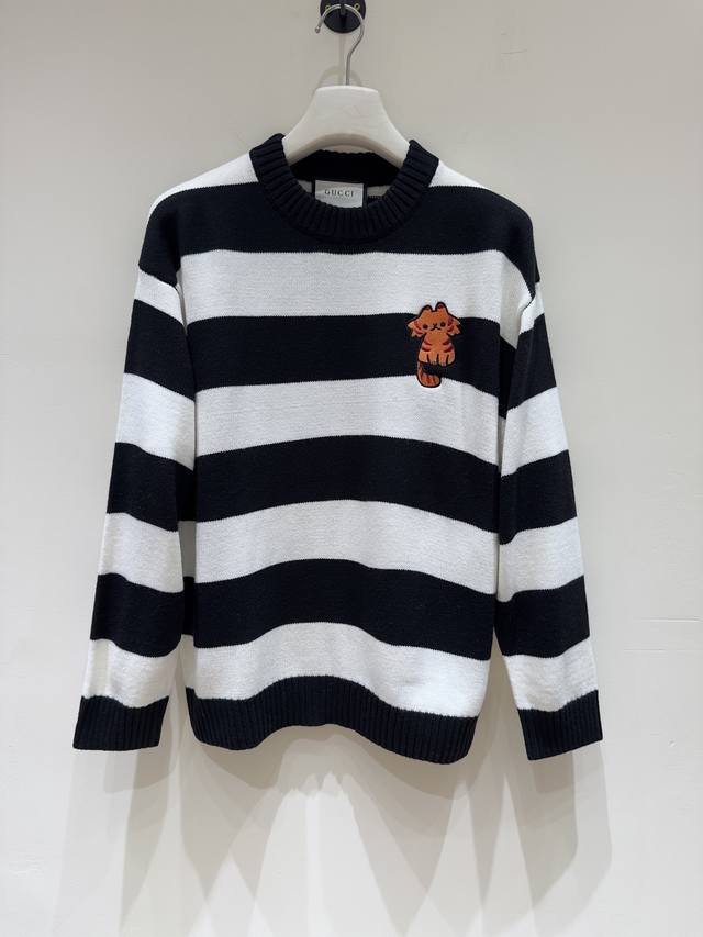 Gucc G brand high-end recommendation 2025 Fall/Winter latest knit wool sweater s