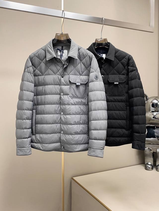 High Version. Mon Yuhuang Iseran Down Jacket interprets modern shirt-style coat