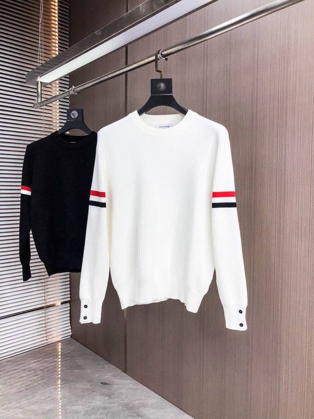 Tb 2025 Autumn/Winter New Wool Sweater. High-quality Italian imported wool blend