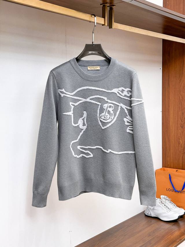 Burberry 2025 Autumn/Winter New Wool Sweater, a classic, simple, and elegant cr