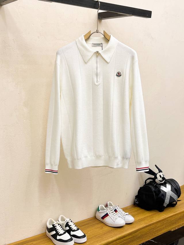Moncler 2025 Autumn/Winter New Sweater, same style as in department stores. Mad