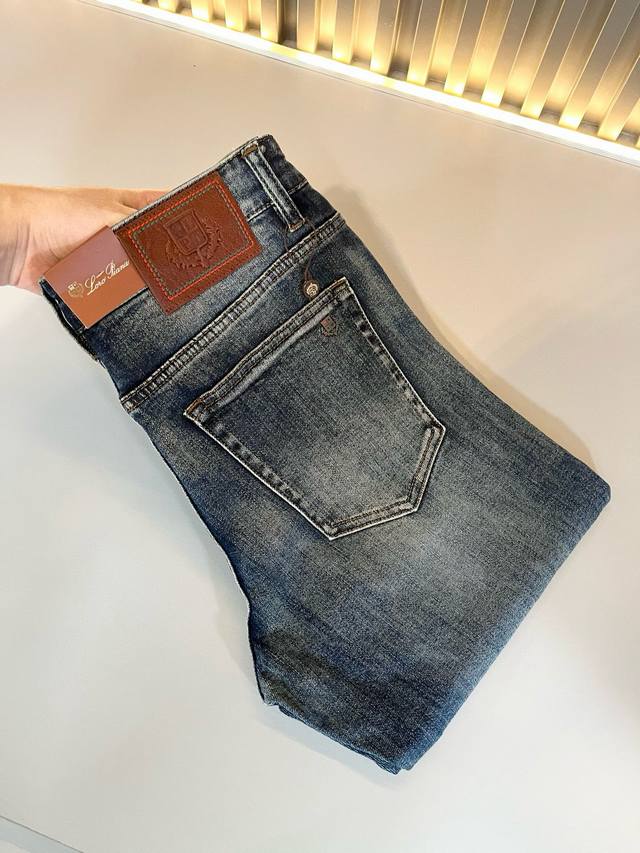 Loro Piana 2025 Autumn/Winter New Men's Fashion High-End Casual Pants, sourced f