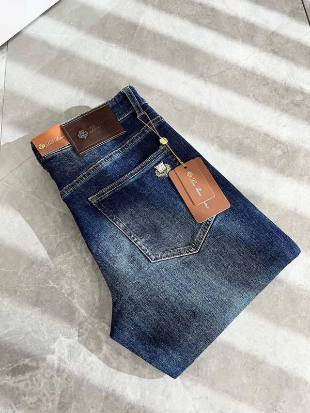 Loro Piana 2025 Autumn/Winter New Men's Fashion High-End Casual Pants, sourced f