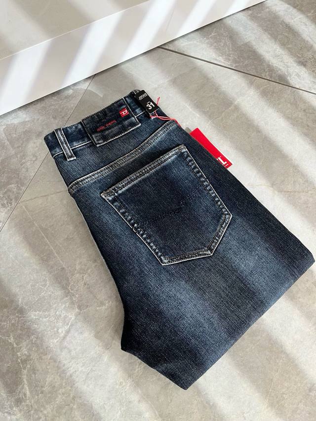 Disse 2025 Autumn/Winter Men's Washed Slim Leg Jeans! High-quality goods from a