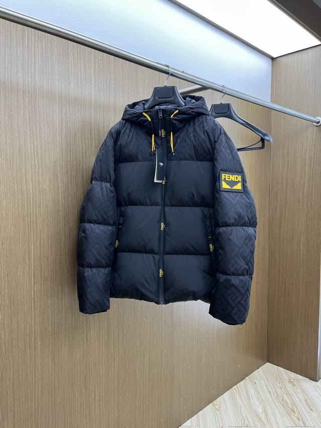 Autumn/Winter Down Jacket Fd 2025 Latest Fashion Down Jacket, Non-removable Hood