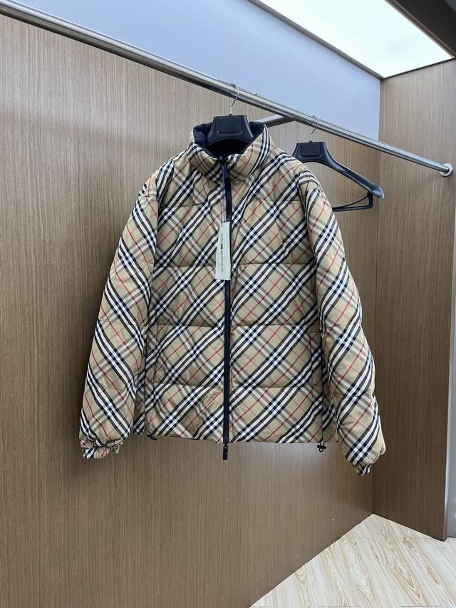 Autumn/Winter Down Jacket (BBR) High-Quality 2025 Autumn/Winter New Classic Twi