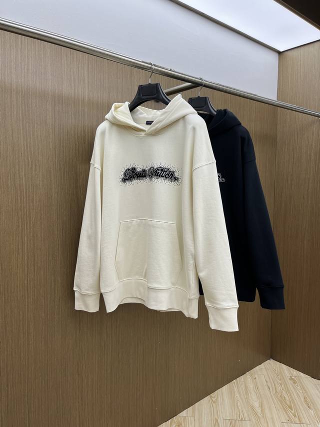 Autumn/Winter Lv Fw Early Autumn New Wide-Size Hooded Sweatshirt, Unisex! Unique