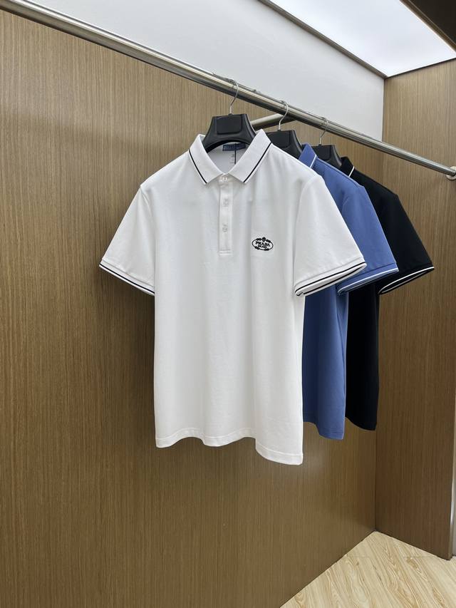 New PD 2540 Spring/Summer Men's Short-Sleeve Polo Shirt, featuring the brand's