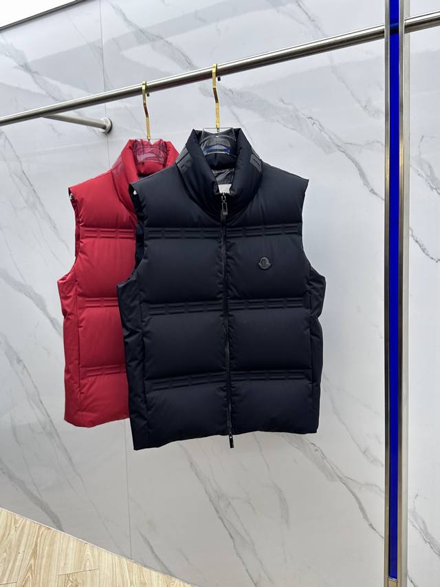 Moncler's popular 2540 Fall/Winter stand-up collar down vest, a rare find from a