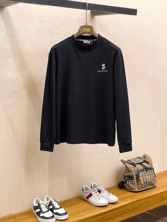 Burberry 25Ss Autumn New Arrival, New Trade Order, Crew Neck Long Sleeve Base S