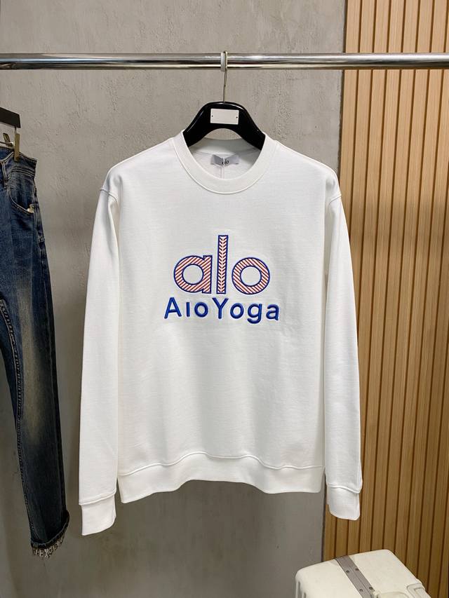 Alo 25Ss Newest and Top-Tier Crew Neck Sweatshirt with Exquisite Craftsmanship.