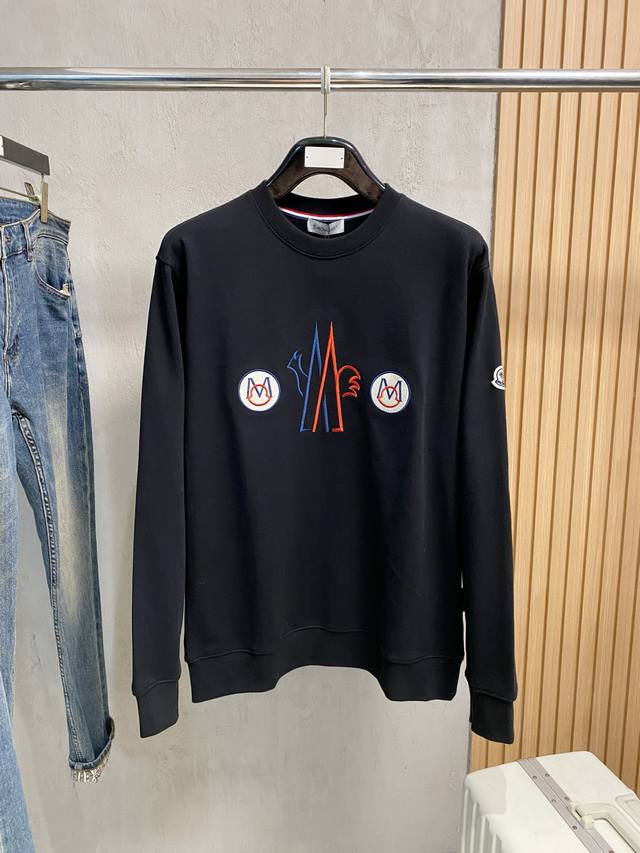 Moncler 25Ss Newest and Top-Tier Version Exquisitely Crafted Crew Neck Sweatshi
