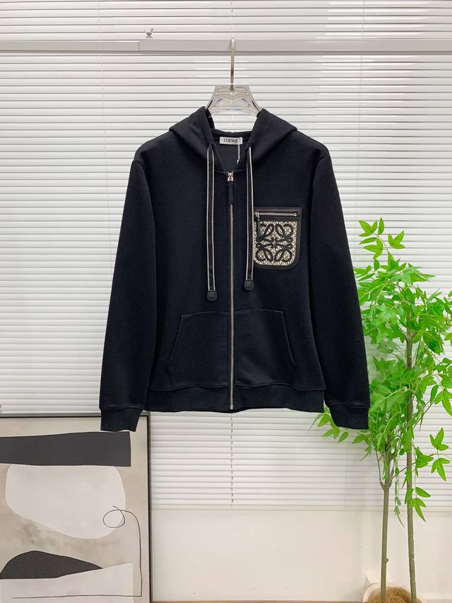 Loewe 25Ss Newest and Top-of-the-Line Exquisitely Crafted Hooded Jacket! Top-qua