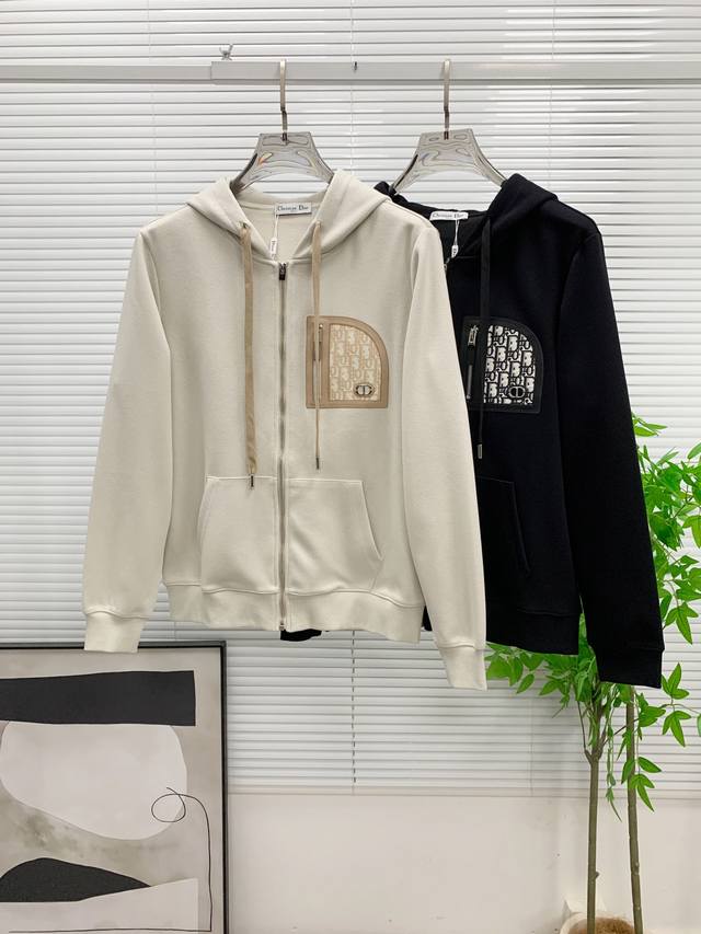 Dior 25Ss Newest and Highest Quality Exquisite Hooded Jacket! Top-quality origi