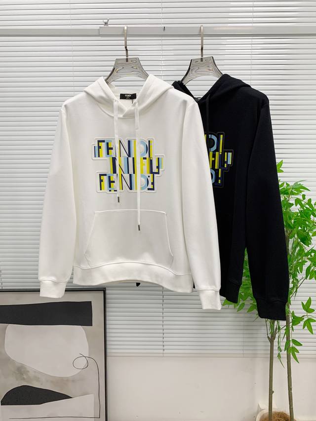 Fendi 25Ss Newest and Top-of-the-Line Exquisitely Crafted Hooded Sweatshirt, Top