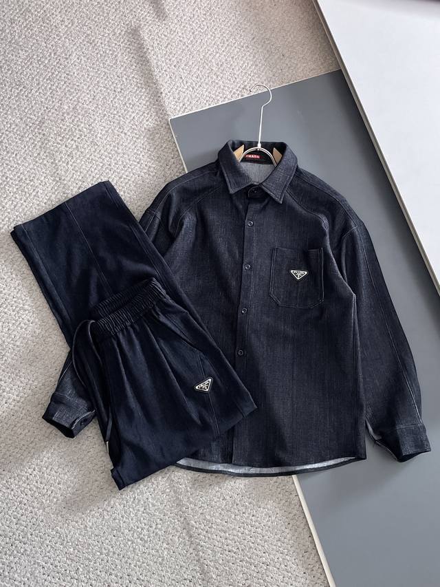 Top p Pants p Prada Suit 2025 Autumn/Winter New Arrival Runway Style Custom Ori