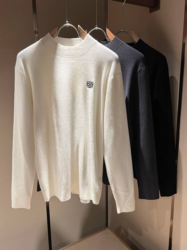 Lo*We 2025 Autumn/Winter New Knitted Wool Sweater, sourced from a trading compan