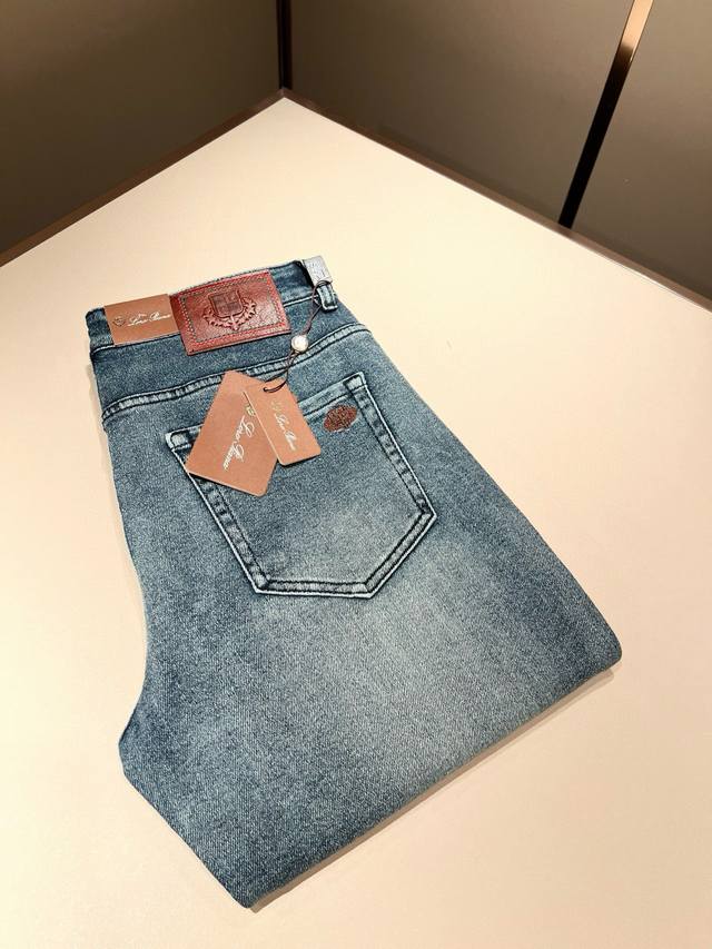 Loro Piana 2025 Autumn/Winter New Men's Fashion High-End Casual Pants, sourced f