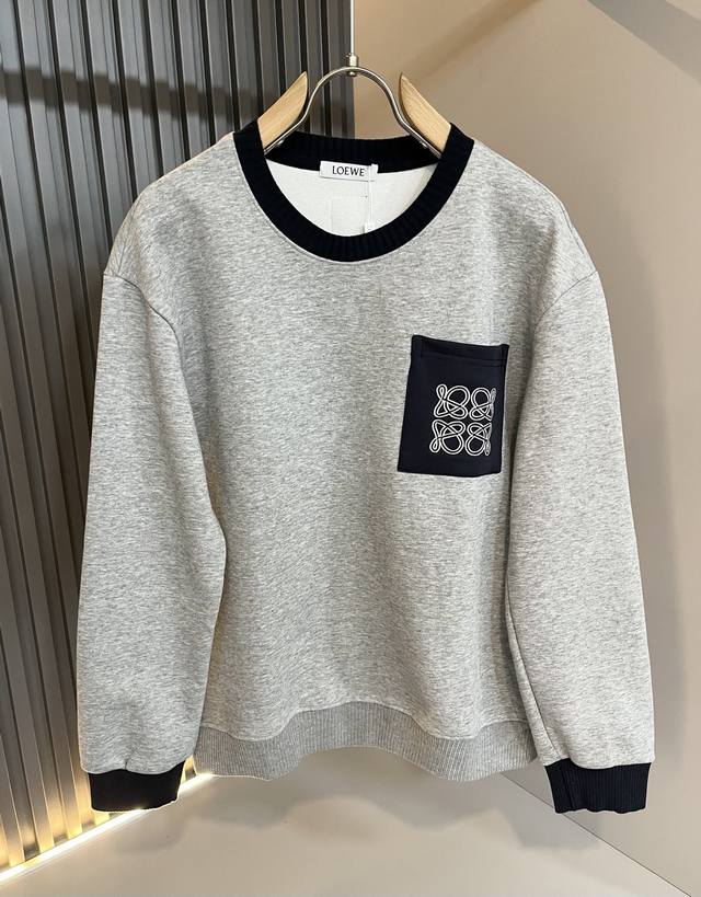 Loe*We Fleece-Lined Sweatshirt! 2025 Autumn/Winter Unisex Long-Sleeved Sweatshir