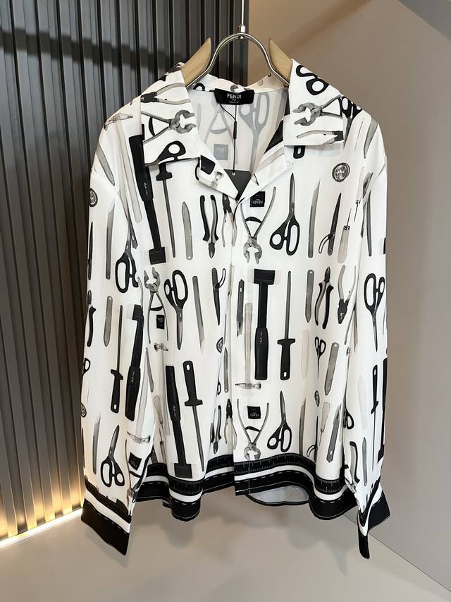 Fen*I Fendi 2025 Autumn/Winter New Unisex Pajama Set, Italian factory direct ord