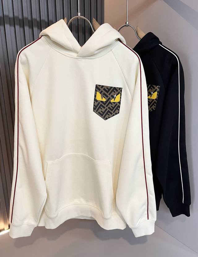 Fen*I Fendi 2025 Autumn/Winter New Fd Family Unisex Monster Sweatshirt, a versat