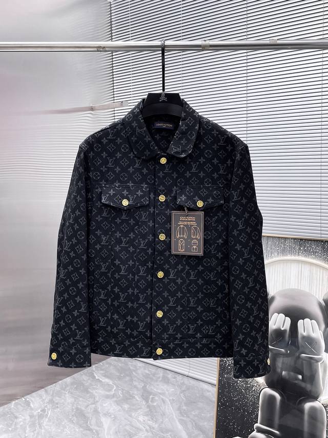 Gucci 2025 New Hooded Denim Jacket, High-End Version! Custom-made fabric for sup