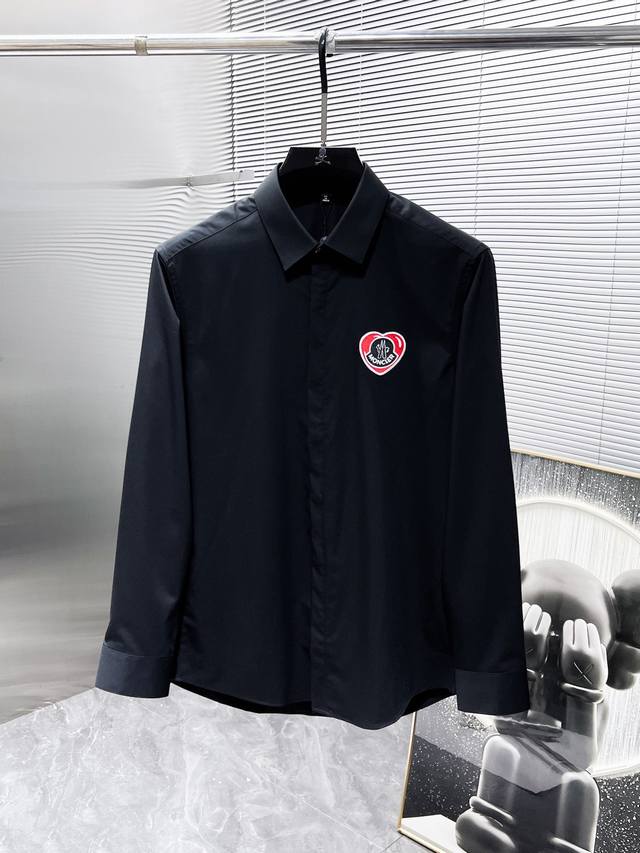 Moncler 2025Ss New Long-Sleeve Shirt, High-End Version! Custom-made fabric for