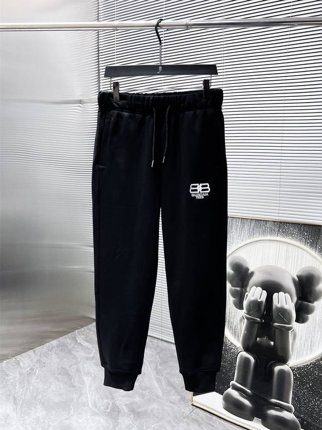 Balenciaga 2025 New Casual Jogger Pants, High-End Version! Custom-made fabric f