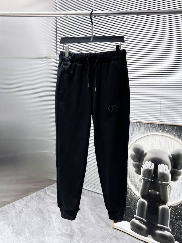 Dior 2025 New Casual Jogger Pants, High-End Version! Custom-made fabric for sup