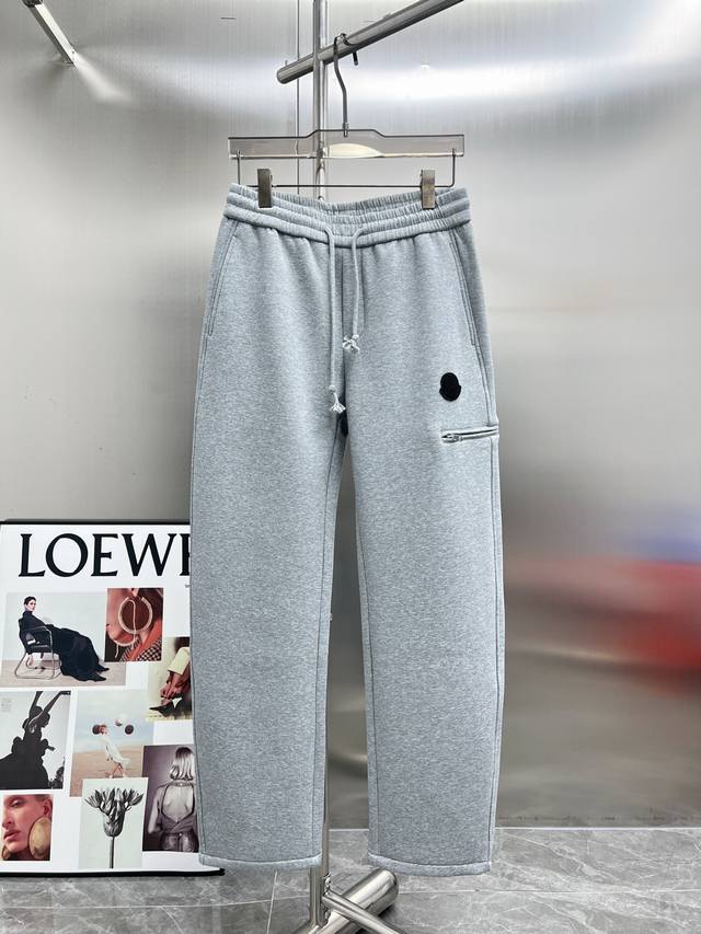 Moncler 2025 Autumn/Winter New Men's Casual Pants, High-End Version! Custom-mad