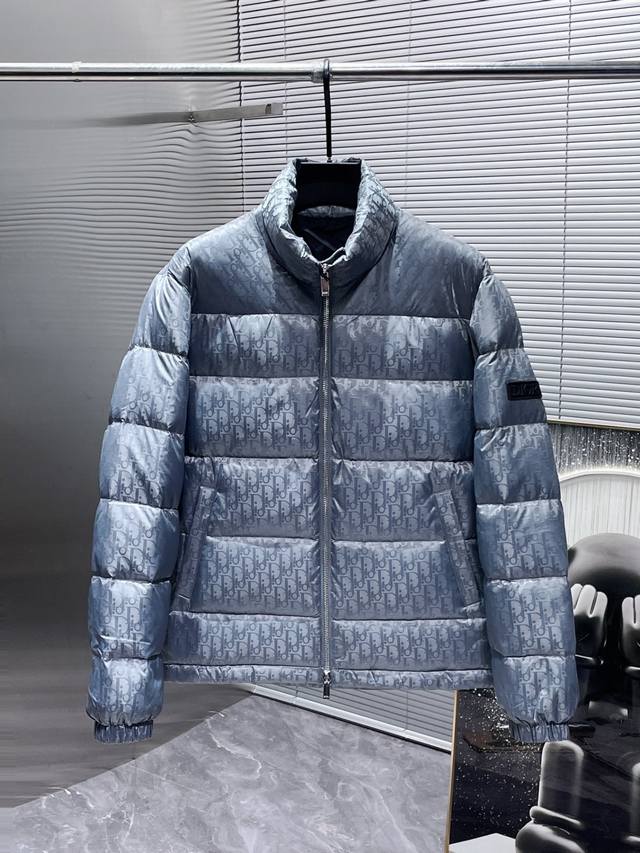 Dior 2025 Fall/Winter New Stand Collar Down Jacket, a hot-selling item, high-qu