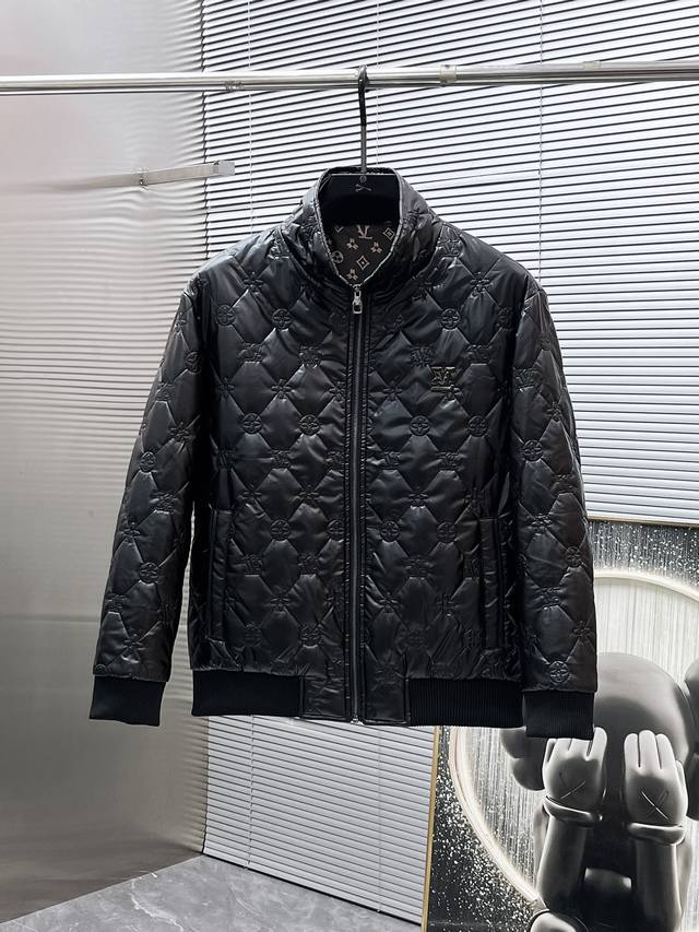 Louis Vuitton LV 2025 Winter New Down Jacket, High-end Version! Custom-made fab