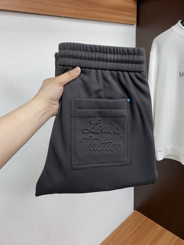 LV Louis Vuitton 2025 Autumn/Winter Custom Pure Cotton Thickened Fleece-Lined Ca