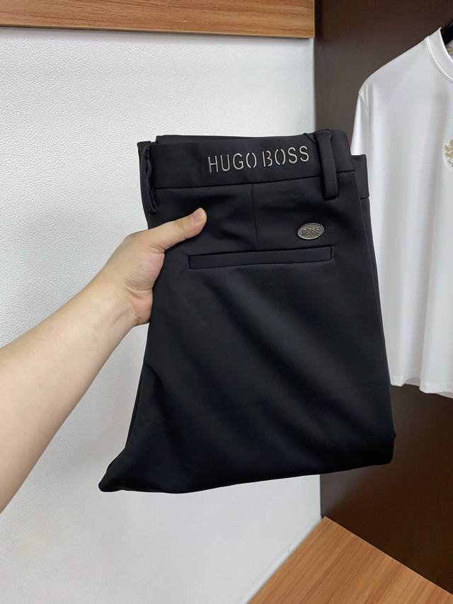 Boss 2025 Autumn/Winter New Casual Trousers. Clean and crisp cut, full of urban