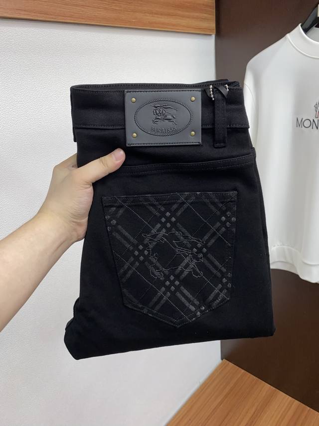 Burberry 25 New Arrival, Exclusive Custom-Made Imported Denim Jeans, Rare Fabri