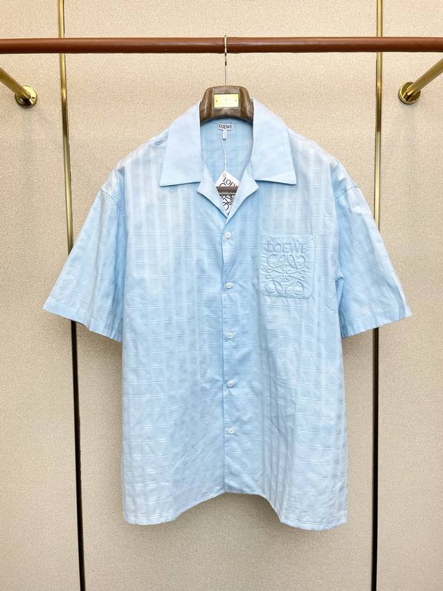 Loewe Exclusive New Original Men's Casual Short-Sleeve Cardigan, High-End Custom