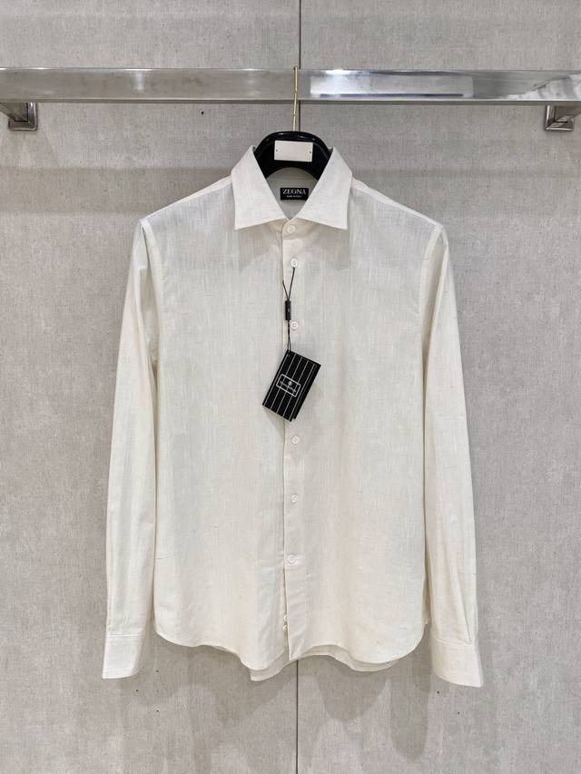 Zegna 25Ss New Long-Sleeve Shirt. Overall, it exudes understated luxury and sop