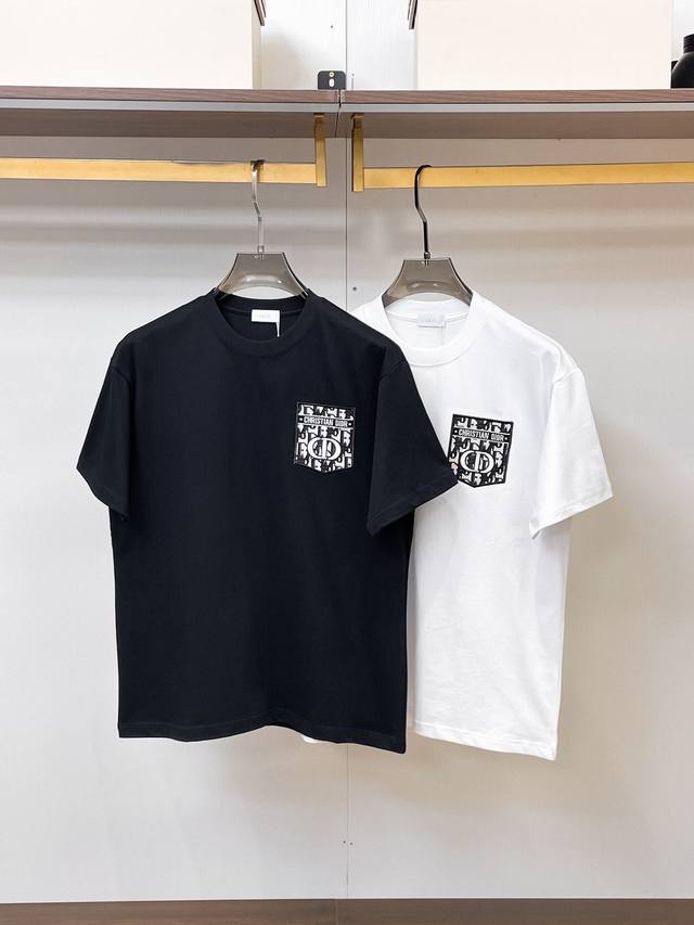 Dior 2026 New Style 300g Double Yarn Pure Cotton Short-Sleeve T-Shirt ( ) Sizes:
