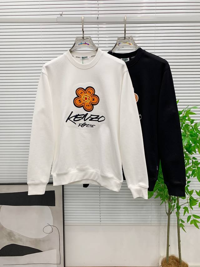 Kenzo 25Ss Newest and Top-Tier Crew Neck Sweatshirt, Exquisite Craftsmanship, To