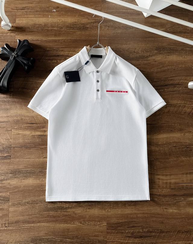 Prada 2026Ss Summer New Men's Polo Shirt! A classic business men's style, the p
