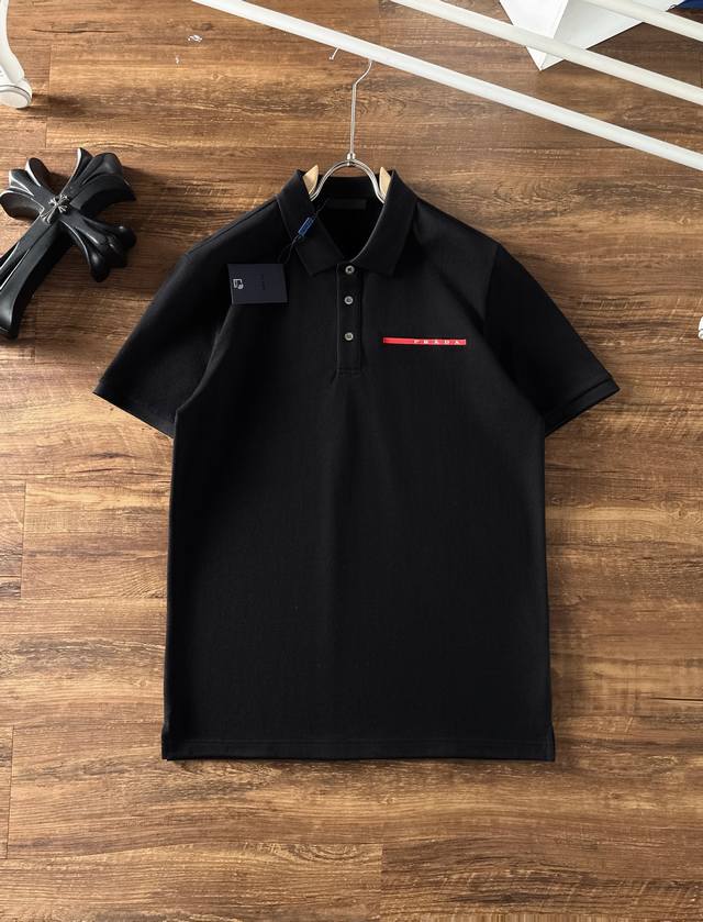 Prada 2026Ss Summer New Men's Polo Shirt! A classic business men's style, the p