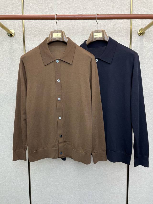 Zegna's latest men's casual cardigan, a high-end custom-made men's casual sweate