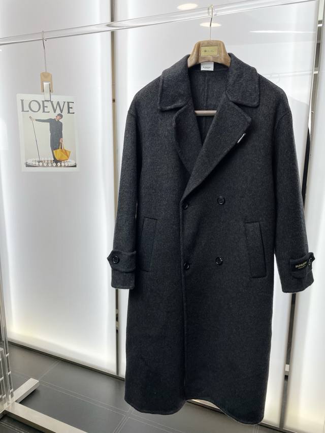 Long Coat - Burberry's latest must-have! New original men's wool double-faced w
