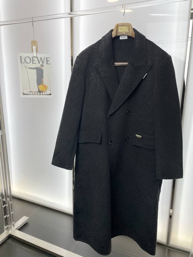 Extra Long Coat - Burberry's latest must-have! New original men's wool double-fa