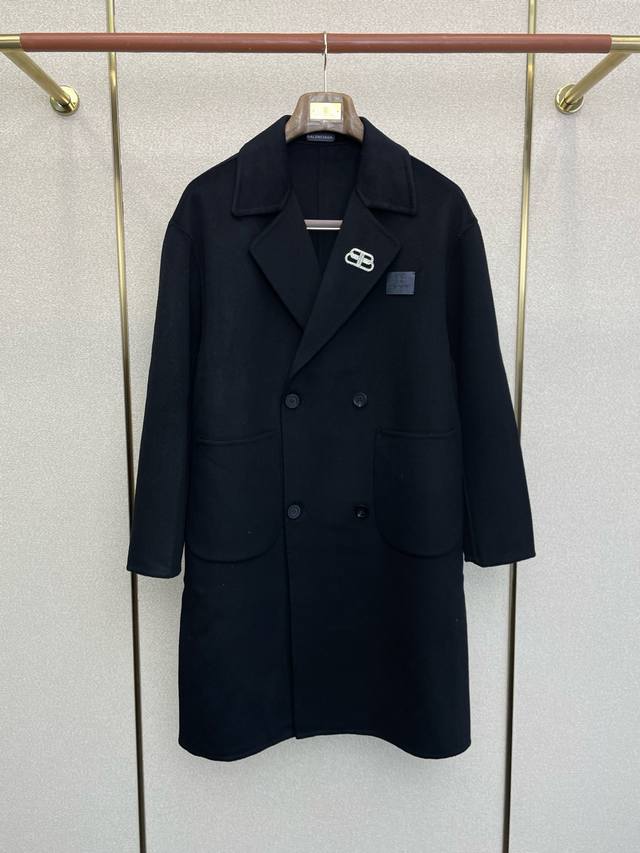 Long Coat - Balenciaga's latest must-have! New original men's wool double-faced
